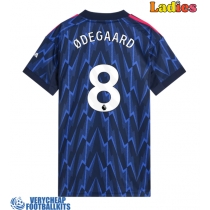 Arsenal Martin Odegaard #8 Replica Away Shirt Ladies 2025-26 Short Sleeve